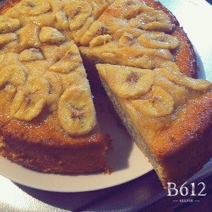 バナナたっぷり、バナナパウンドケーキ